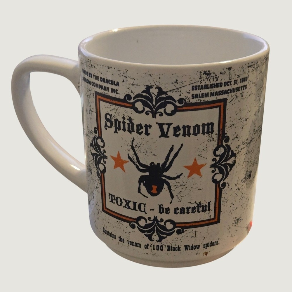 Dracula Venom Co Spider Venom Large Mug Halloween Apothecary Goth